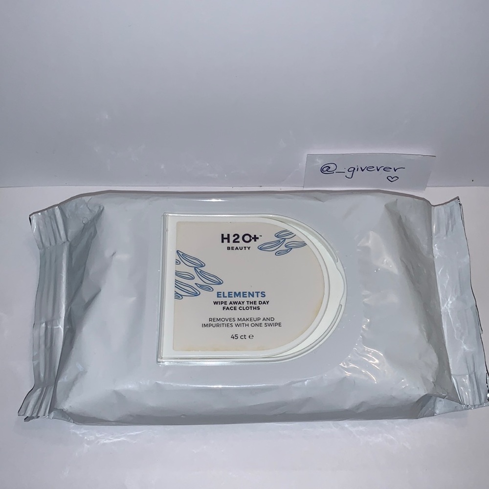H20+ Beauty Elements Wipe Away The Day Face Cloths